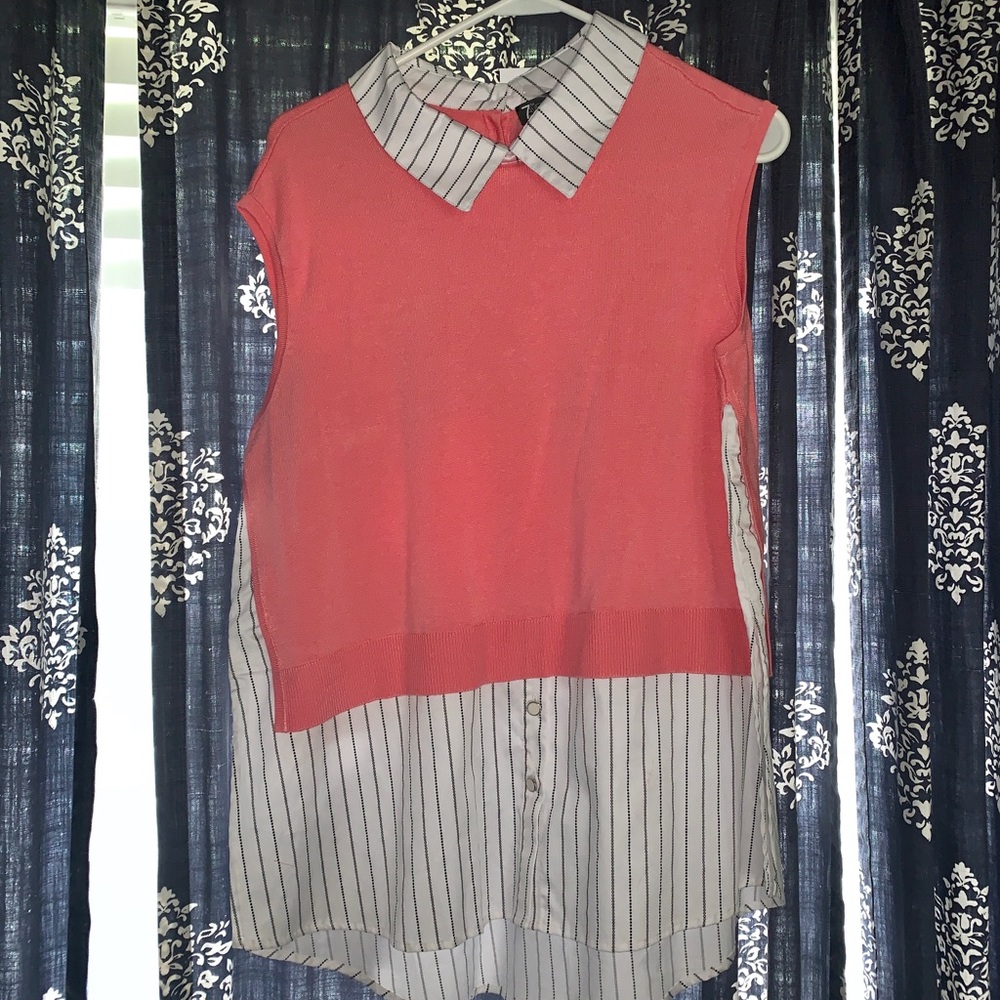 NY & Co Mock Collared Sweater Sz LG NWT - Picture 4 of 6